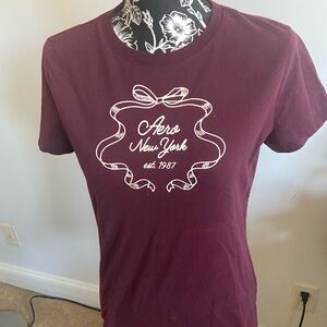 Aeropostale Maroon Short Sleeve Tee